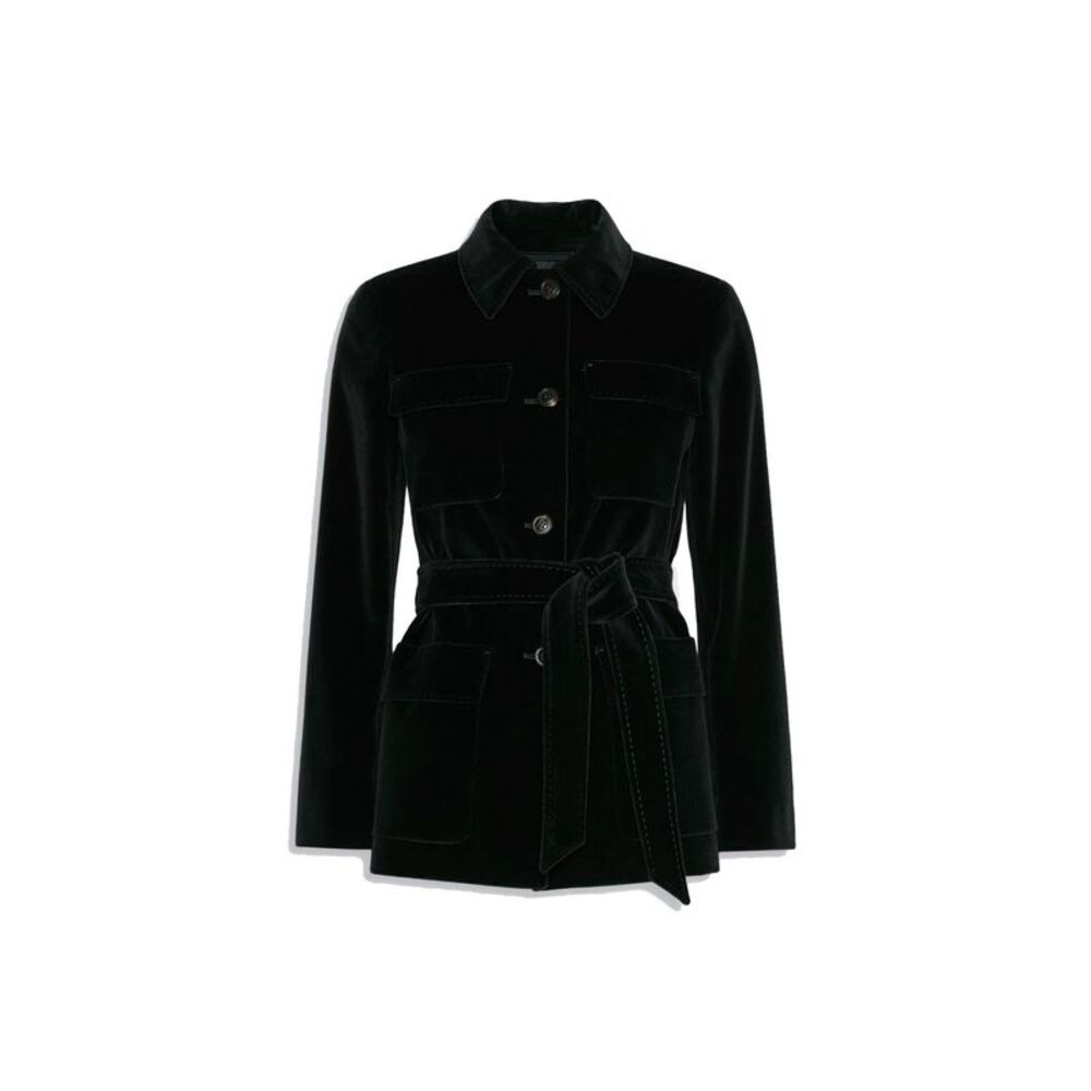 Max Mara Studio Velvet Crusca Jacket Women